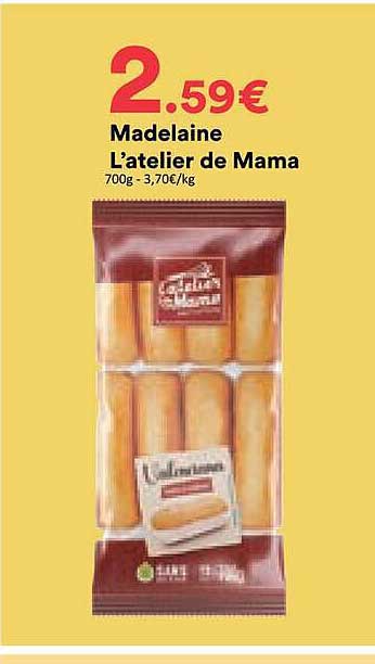 Madeleine L’atelier de Mama