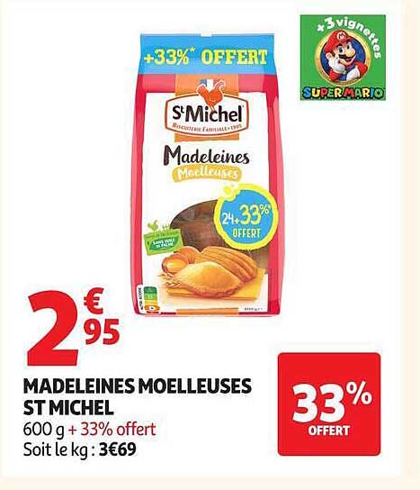 MADELEINES MOELLEUSES ST MICHEL