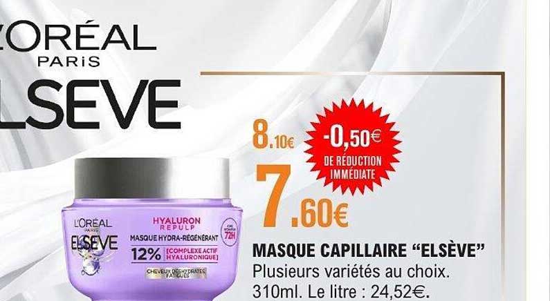 MASQUE CAPILLAIRE “ELSEVE”