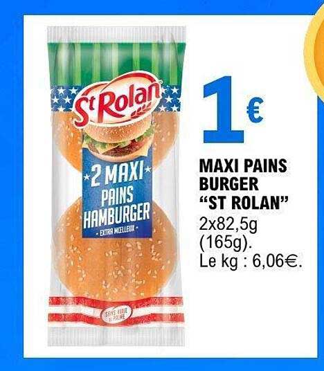 MAXI PAINS BURGER "ST ROLAN"