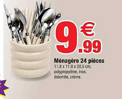 Ménagère 24 pièces