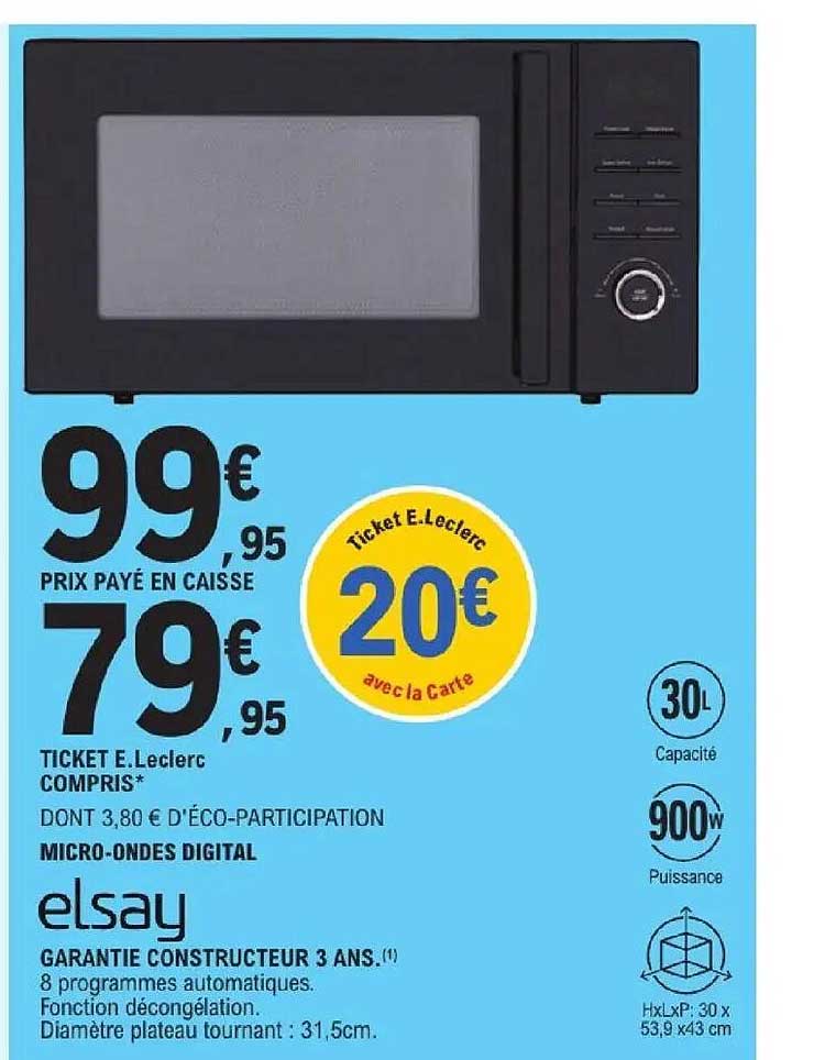 MICRO-ONDES DIGITAL