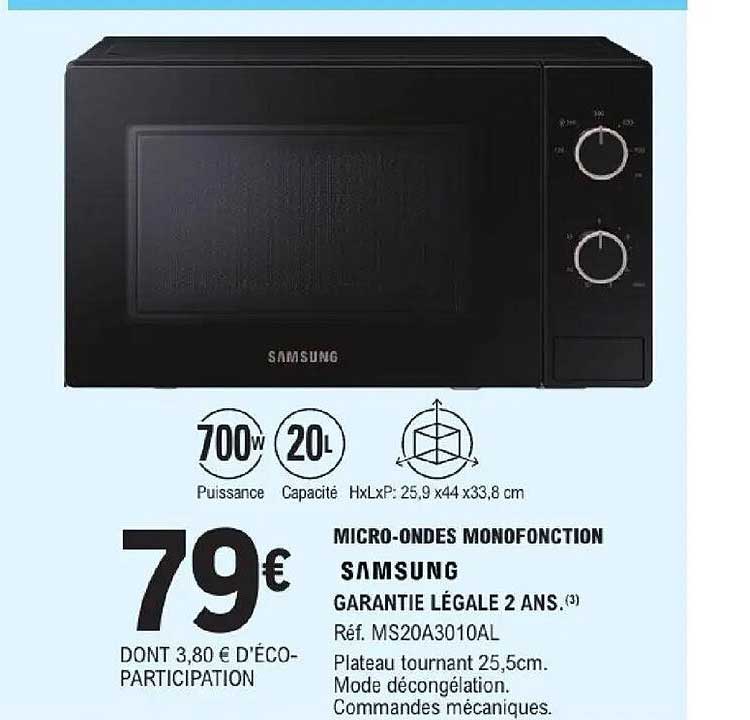 MICRO-ONDES MONOFONCTION SAMSUNG