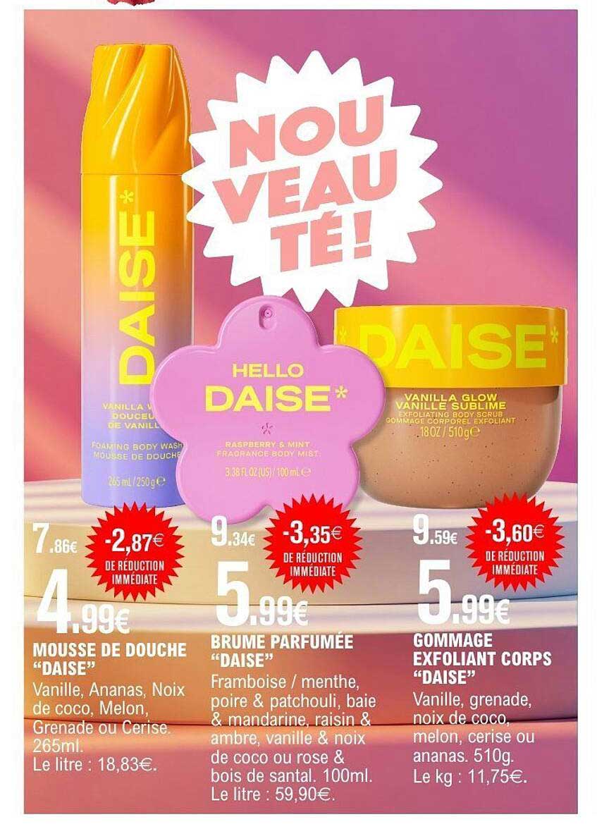 MOUSSE DE DOUCHE “DAISE”