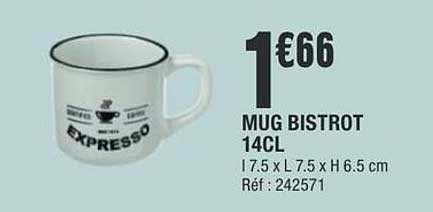 MUG BISTROT 14CL