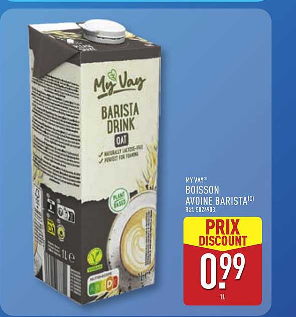 MY VAY® BOISSON AVOINE BARISTA(C) Réf. 5024903