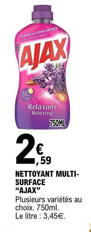 NETTOYANT MULTI-SURFACE “AJAX”