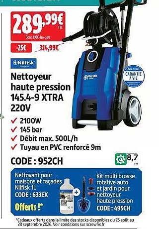 Nettoyeur haute pression 145.4-9 XTRA 220V