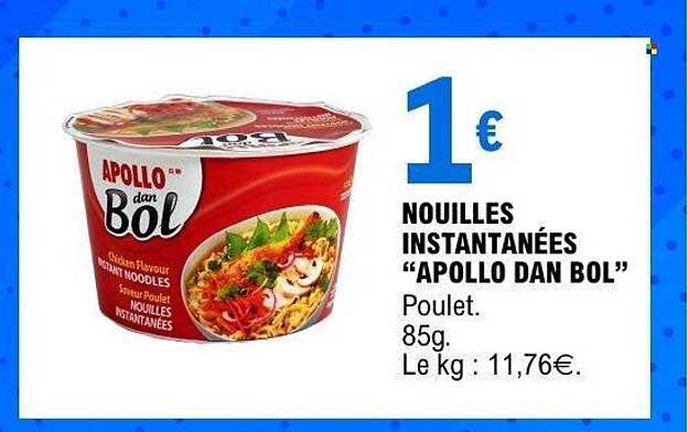 Nouilles instantanées “APOLLO DAN BOL”