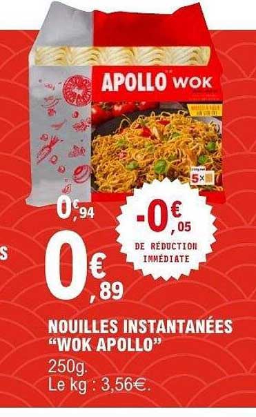 NOUILLES INSTANTANÉES “WOK APOLLO”