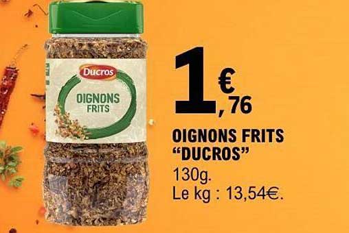 OIGNONS FRITS “DUCROS”