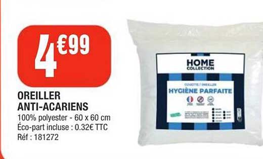 OREILLER ANTI-ACARIENS