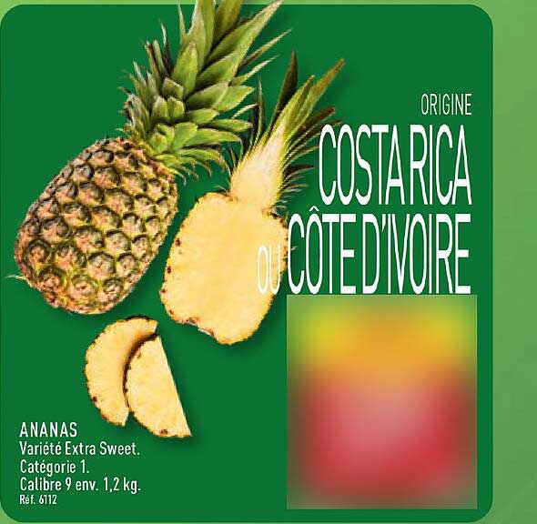 ORIGINE COSTA RICA OU CÔTE D’IVOIRE