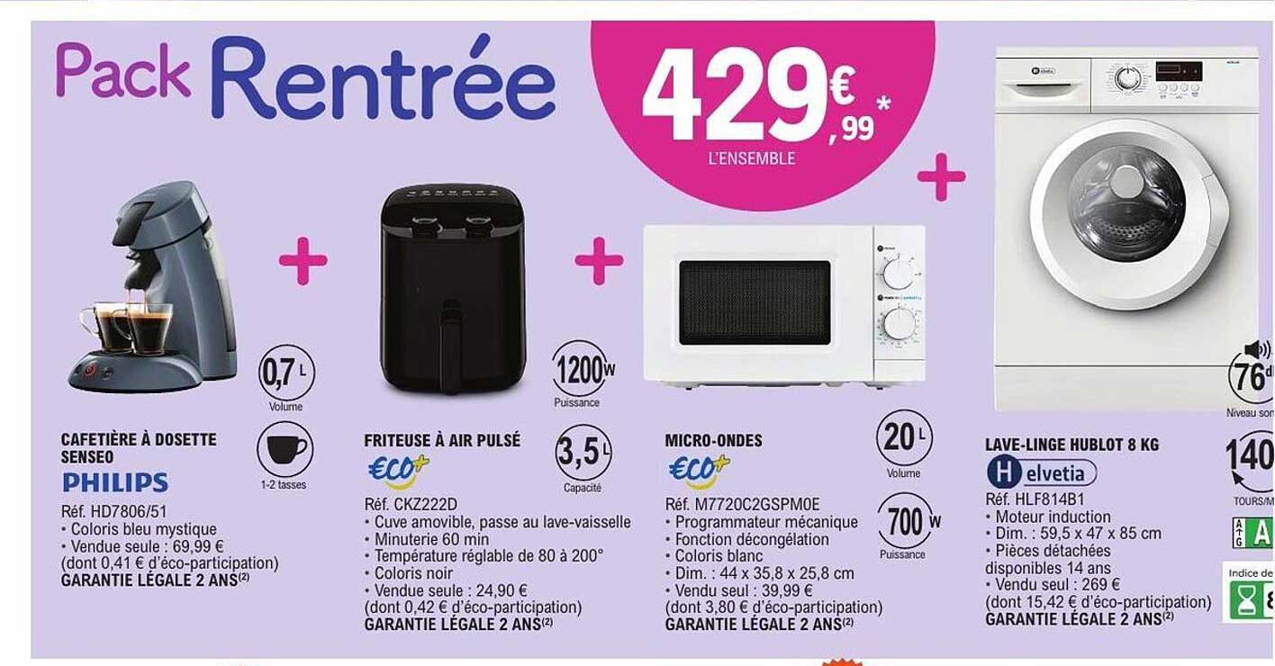 Pack Rentrée