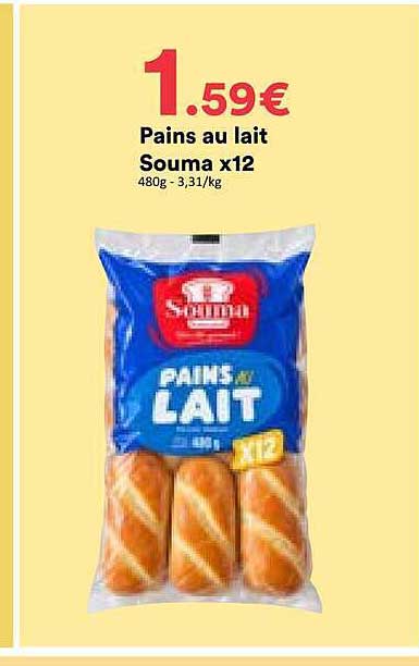 Pains au lait Souma x12