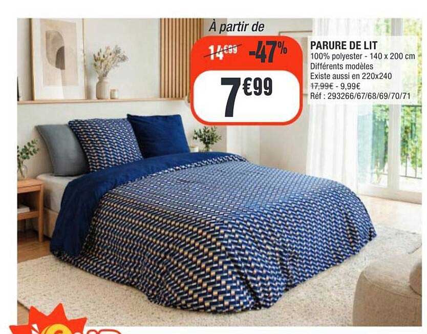 PARURE DE LIT