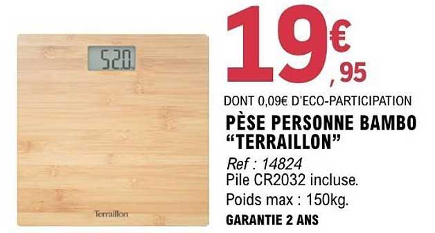 PÈSE PERSONNE BAMBO “TERRAILLON”