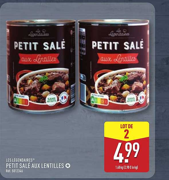 PETIT SALÉ AUX LENTILLES