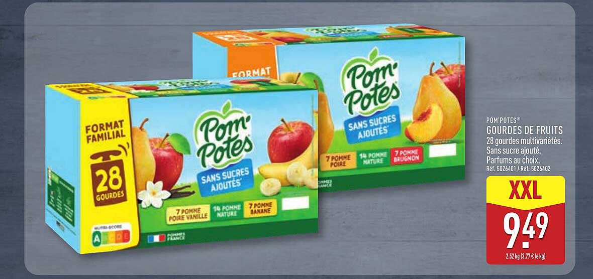 POM'POTES® GOURDES DE FRUITS