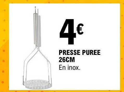 PRESSE PUREE 26CM En inox.