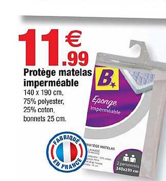Protège matelas imperméable