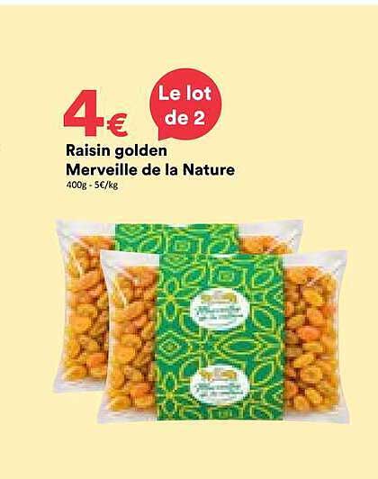 Raisin golden Merveille de la Nature