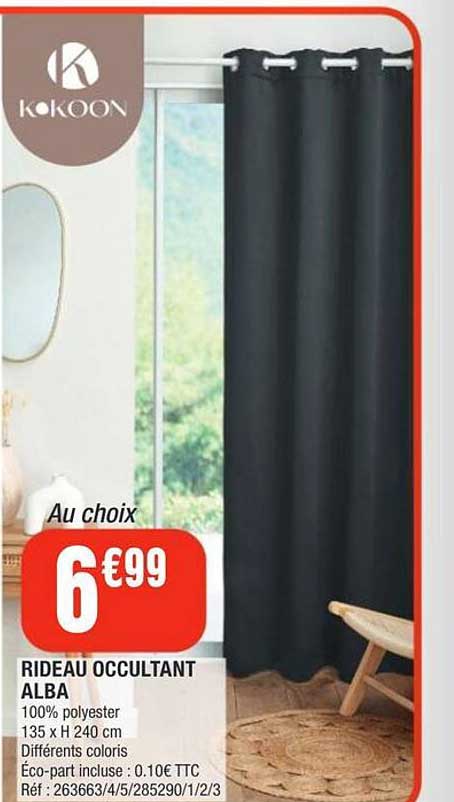 RIDEAU OCCULTANT ALBA