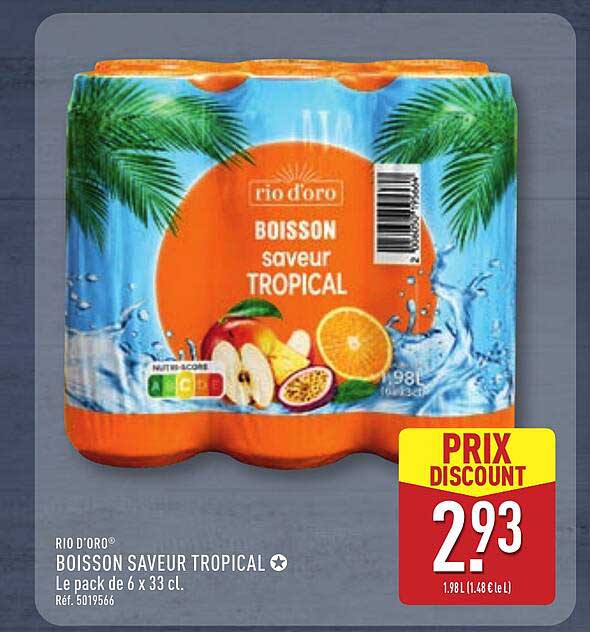 RIO D'ORO® BOISSON SAVEUR TROPICAL