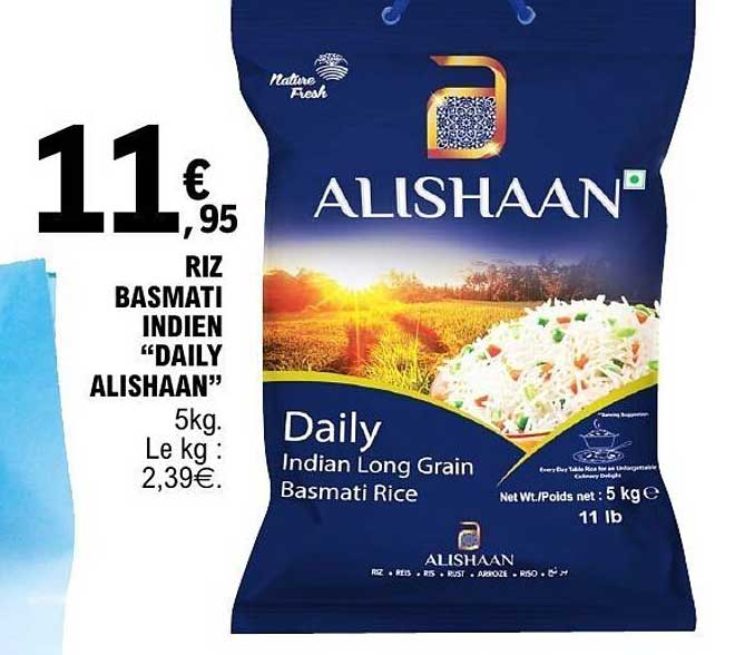 RIZ BASMATI INDIEN “DAILY ALISHAAN”