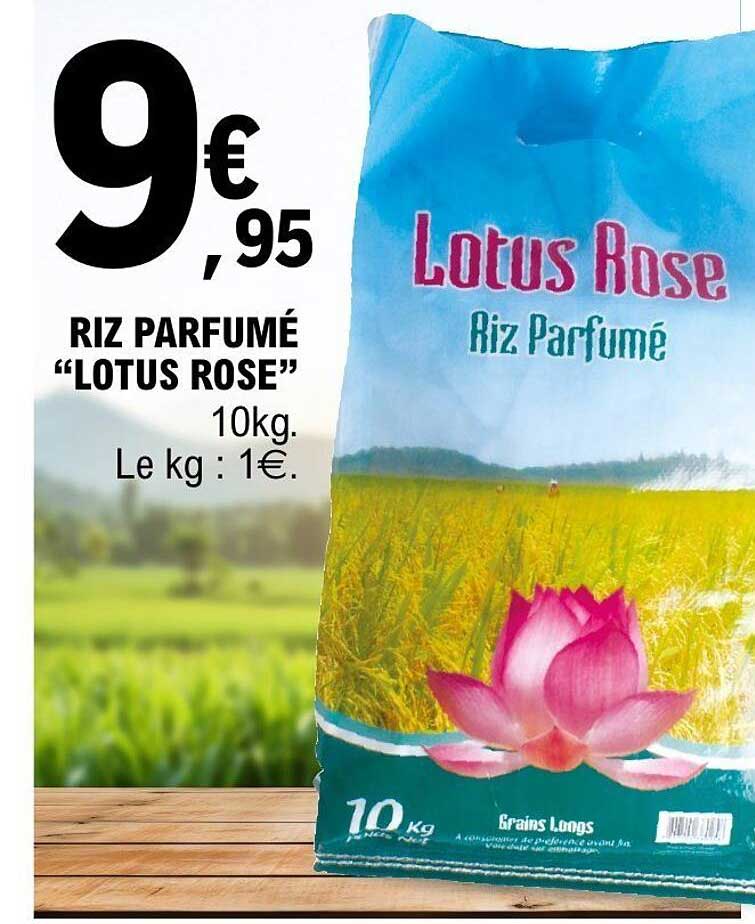 RIZ PARFUMÉ “LOTUS ROSE” 10kg.