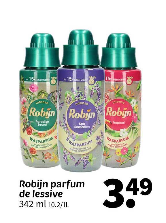 Robijn parfum de lessive 342 ml 10.2/1L