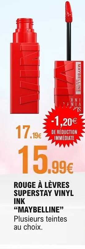 ROUGE À LÈVRES SUPERSTAY VINYL INK “MAYBELLINE”