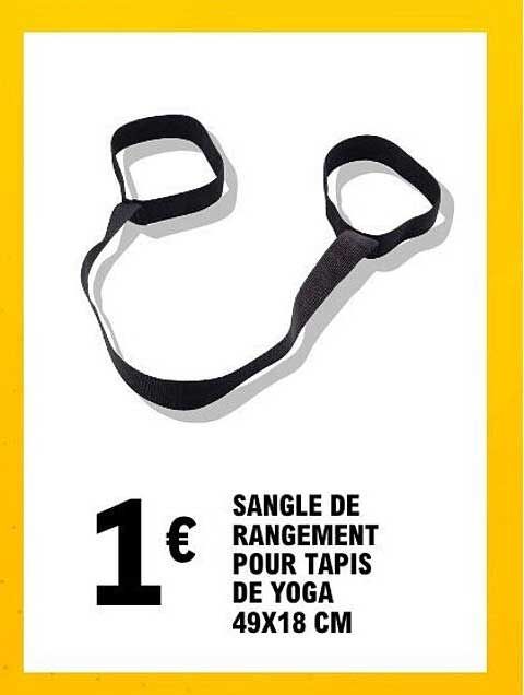 SANGLE DE RANGEMENT POUR TAPIS DE YOGA 49X18 CM