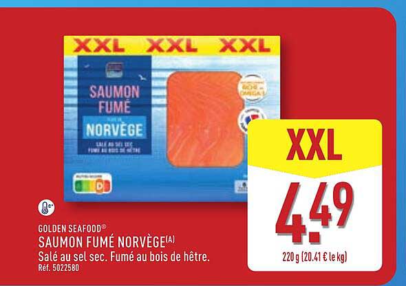 SAUMON FUMÉ NORVÈGE
