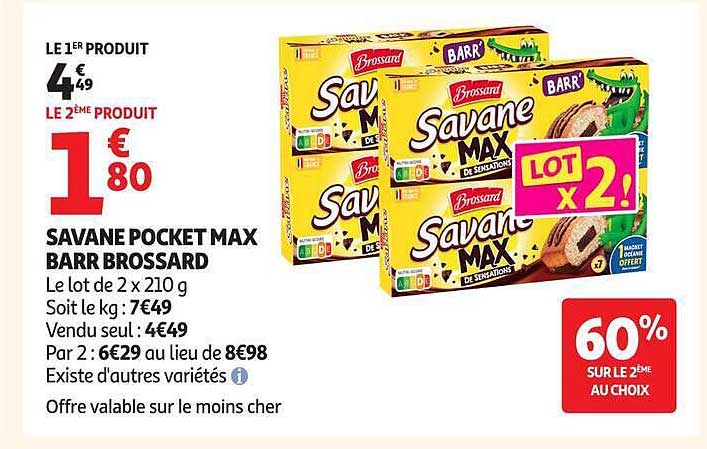 SAVANE POCKET MAX BARR BROSSARD