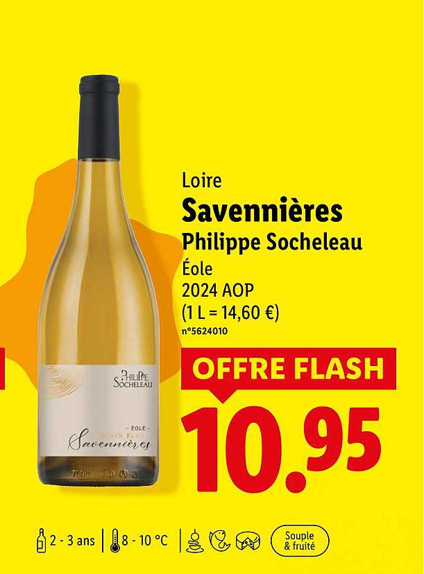 Savennières Philippe Socheleau Éole 2024 AOP