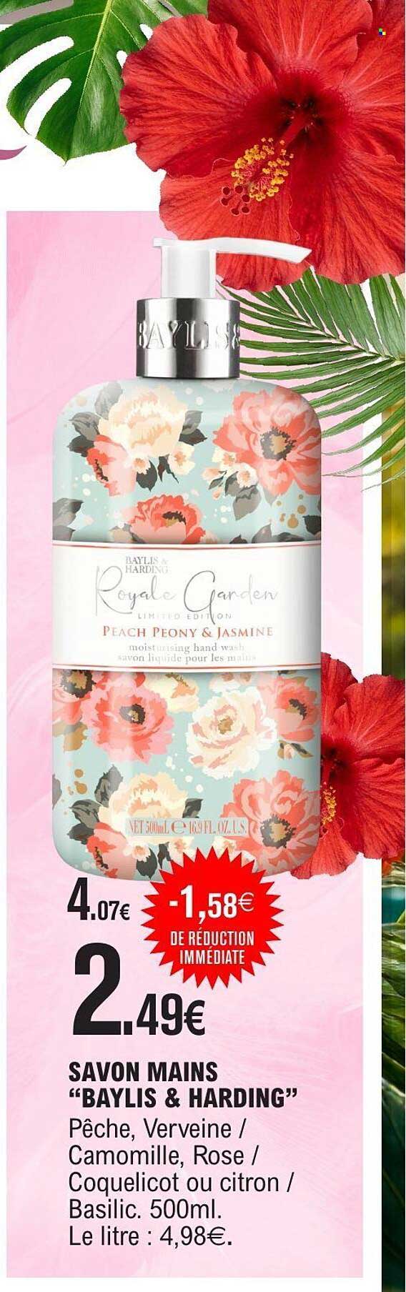 SAVON MAINS “BAYLIS & HARDING”