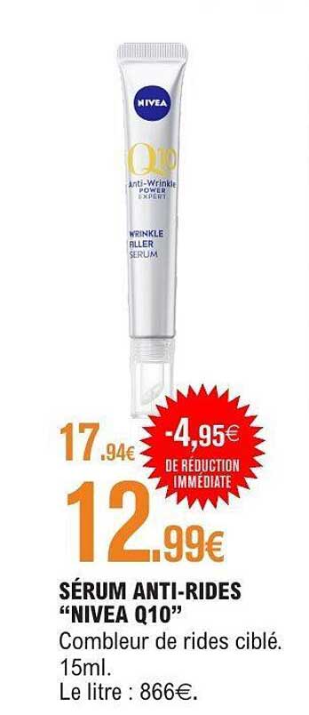 SÉRUM ANTI-RIDES “NIVEA Q10”