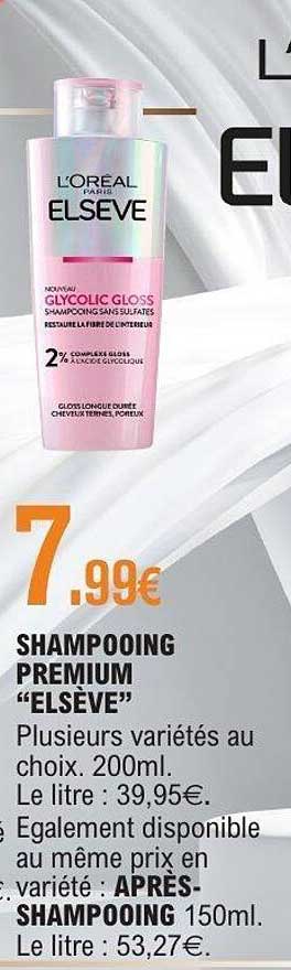 SHAMPOOING PREMIUM “ELSEVE”