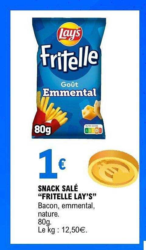 SNACK SALÉ “FRITELLE LAY’S”