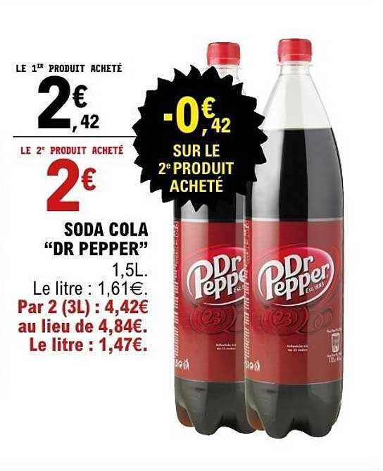 SODA COLA “DR PEPPER” 1,5L