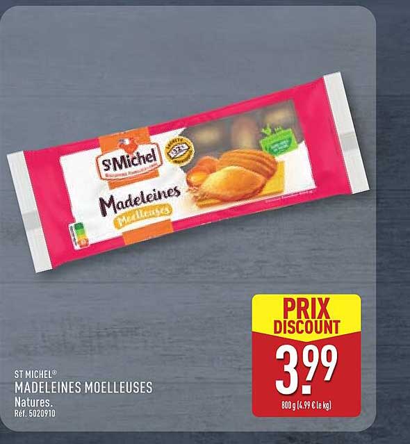 ST MICHEL® MADELEINES MOELLEUSES Natures.
