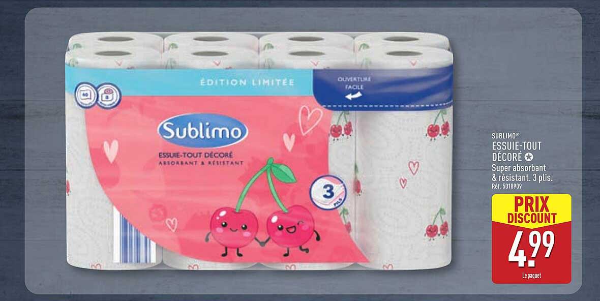 Sublimo essuie-tout décoré