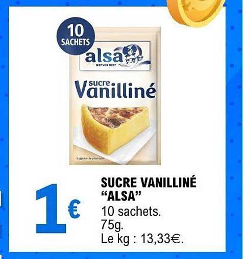 SUCRE VANILLINÉ “ALSA”