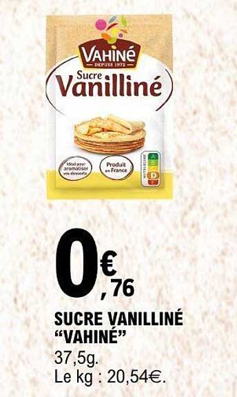 SUCRE VANILLINÉ “VAHINÉ”