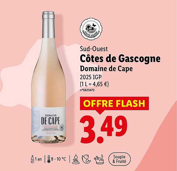 Sud-Ouest Côtes de Gascogne Domaine de Cape