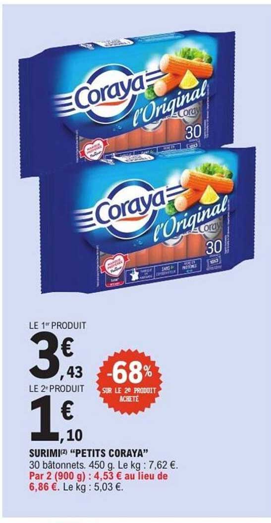 SURIMI « PETITS CORAYA »