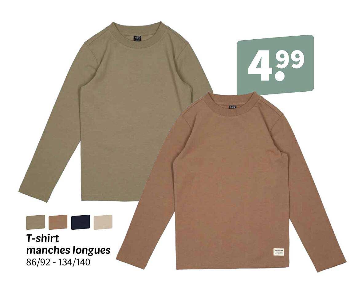 T-shirt manches longues