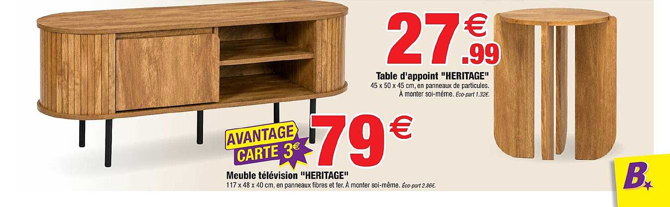 Table d'appoint "HERITAGE"