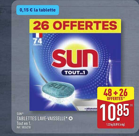 TABLETTES LAVE-VAISSELLE*